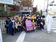 제주 제2공항 건설 반대 세번째 거리미사 봉헌