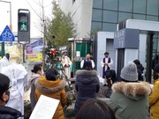 제주 제2공항 건설 반대 여덟번째 거리미사 봉헌