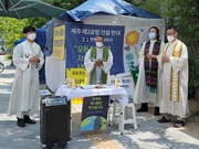 2021.07.16 제주 제2공항 건설 반대 서른한 번째 거리 미사 강론/김대건 베드로 신