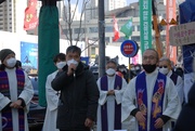 제주 제2공항 건설반대 열일곱번째 거리미사 봉헌