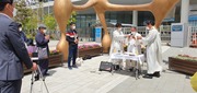 제주 제2공항 건설반대 스무번째 거리미사 봉헌