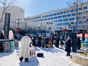 230127. 새만금신공항 철회 촉구 거리미사/세종가톨릭기후행동 금요기후행동