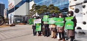 211217. 제28차 대전가톨릭기후행동 금요기후행동-대전 복합터미널 앞